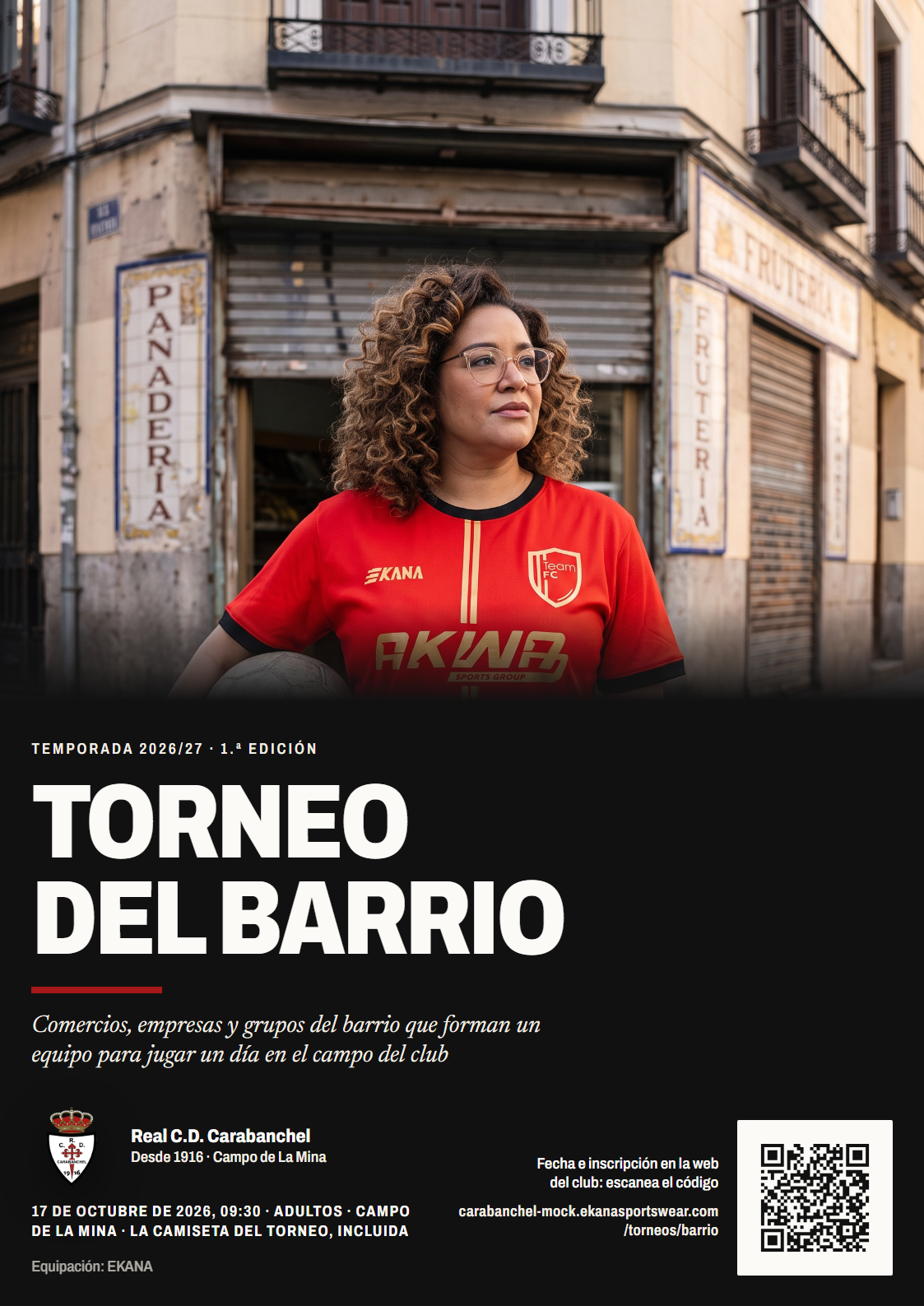 El cartel A3 del Torneo del Barrio