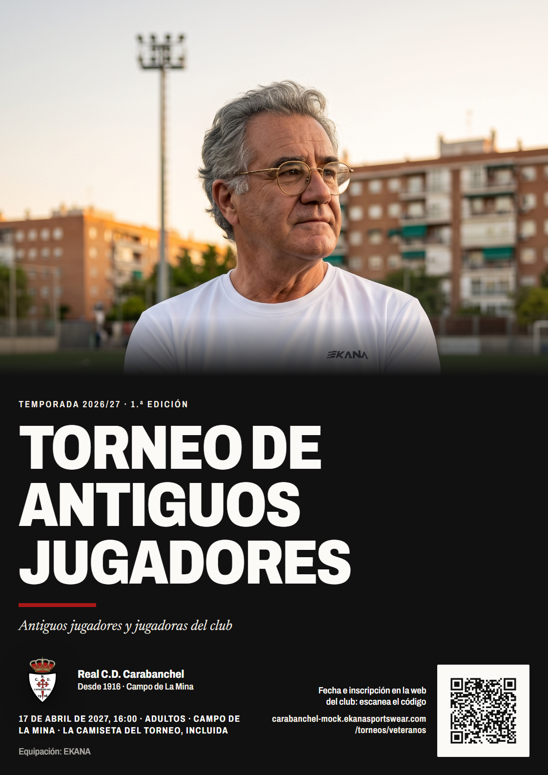 El cartel A3 del Torneo de Antiguos Jugadores